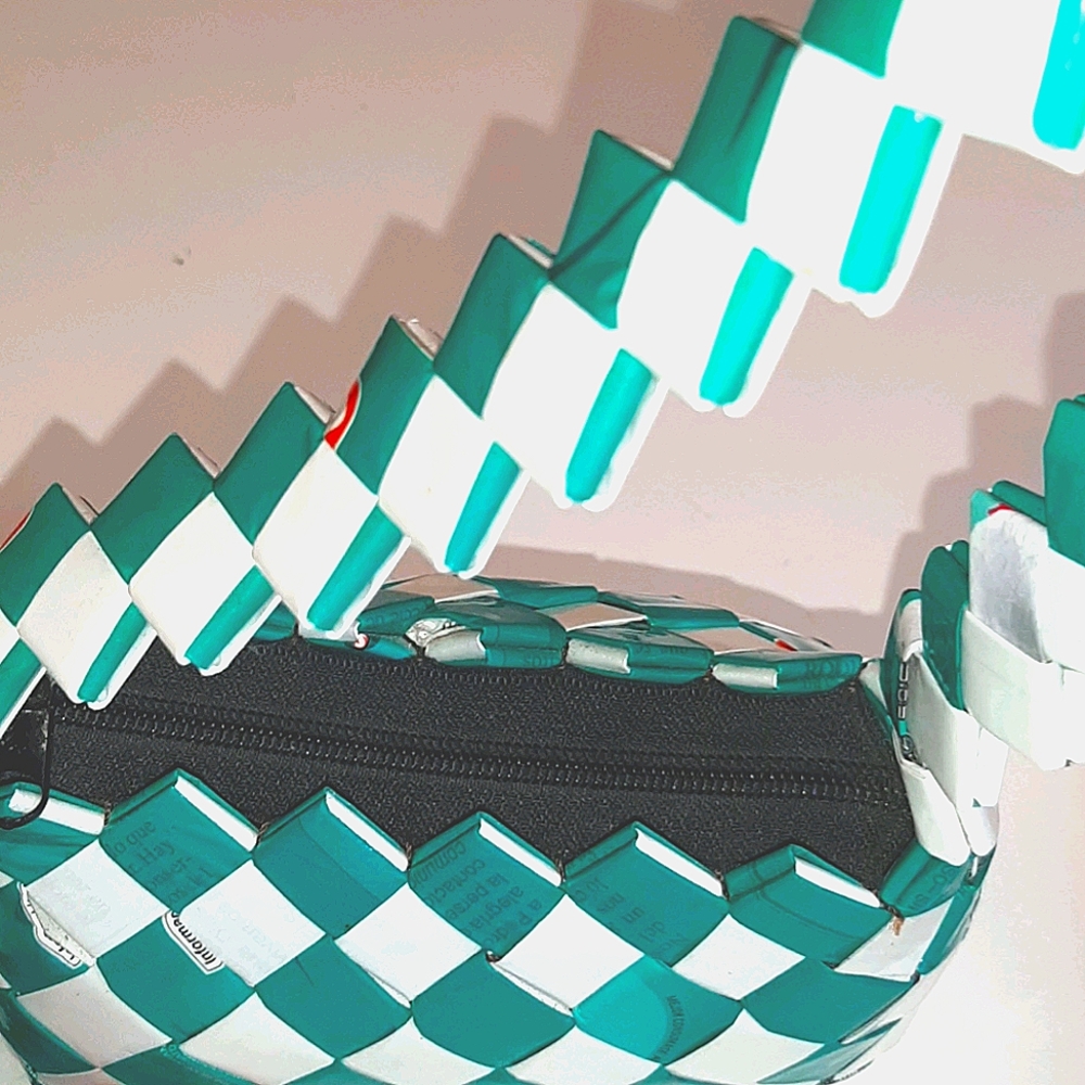 Woven Candy Wrapper Small Purse - image 6